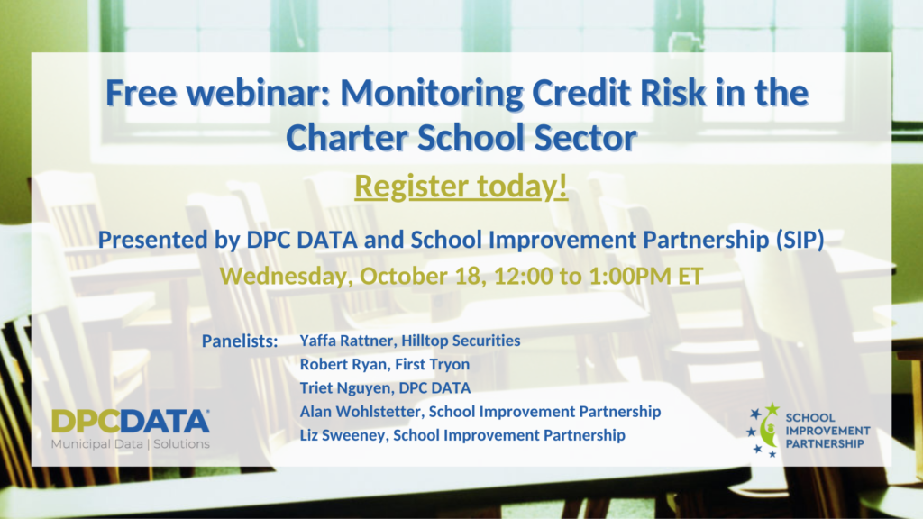 Free Webinar: Monitoring Credit Risk in the Charter School Sector